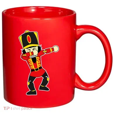 Dabbing Nutcracker 11oz C Handle Ceramic Mug
