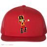 Dabbing Nutcracker Flat Bill Trucker Hat
