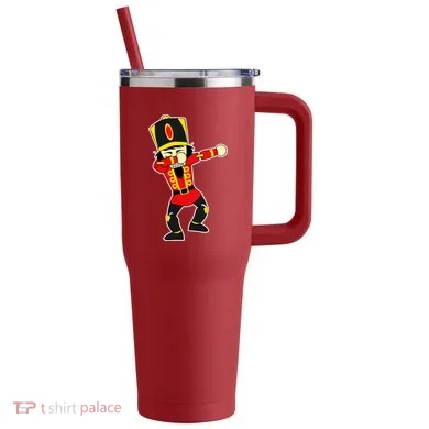 Dabbing Nutcracker 40oz Vacuum Insulated Stainless Steel Travel Tumbler