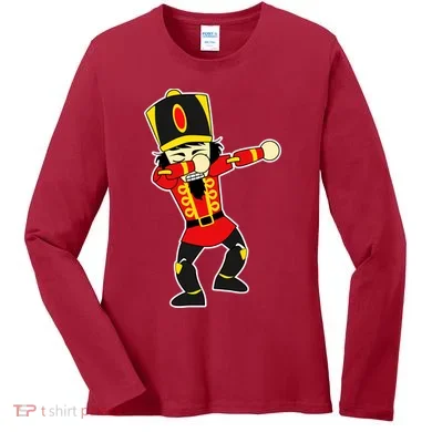 Dabbing Nutcracker Women's Long Sleeve Shirt