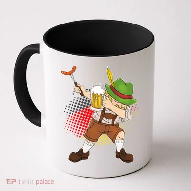 Dabbing Oktoberfest Guy Coffee Mug