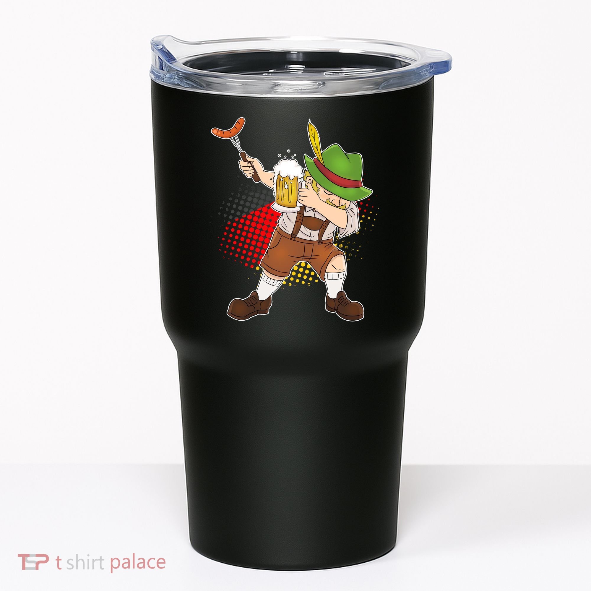 Dabbing Oktoberfest Guy Tumbler