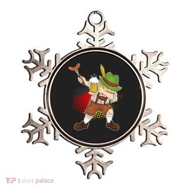 Dabbing Oktoberfest Guy Ornament