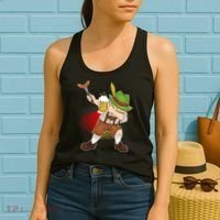Dabbing Oktoberfest Guy Women's Tank Top thumb 2