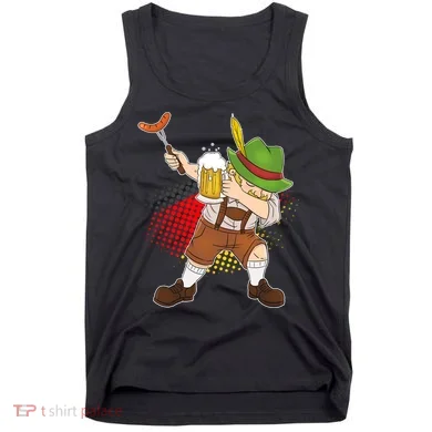 Dabbing Oktoberfest Guy Tank Top