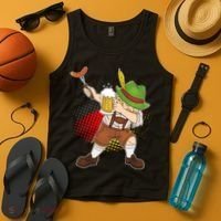 Dabbing Oktoberfest Guy Tank Top thumb 4
