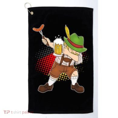 Dabbing Oktoberfest Guy Golf Towel