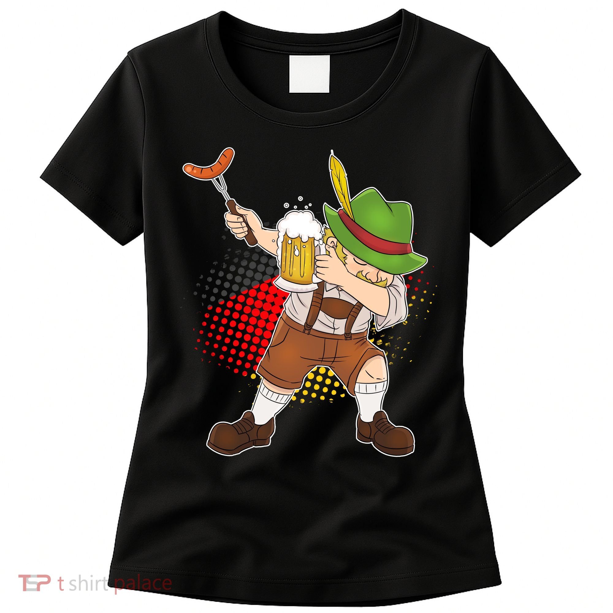 Dabbing Oktoberfest Guy Women's T-Shirt