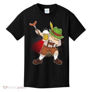 Dabbing Oktoberfest Guy Kids T-Shirt