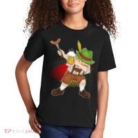 Dabbing Oktoberfest Guy Kids T-Shirt thumb 2