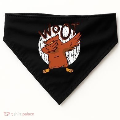Dabbing Owl Woot USA-Made Doggie Bandana