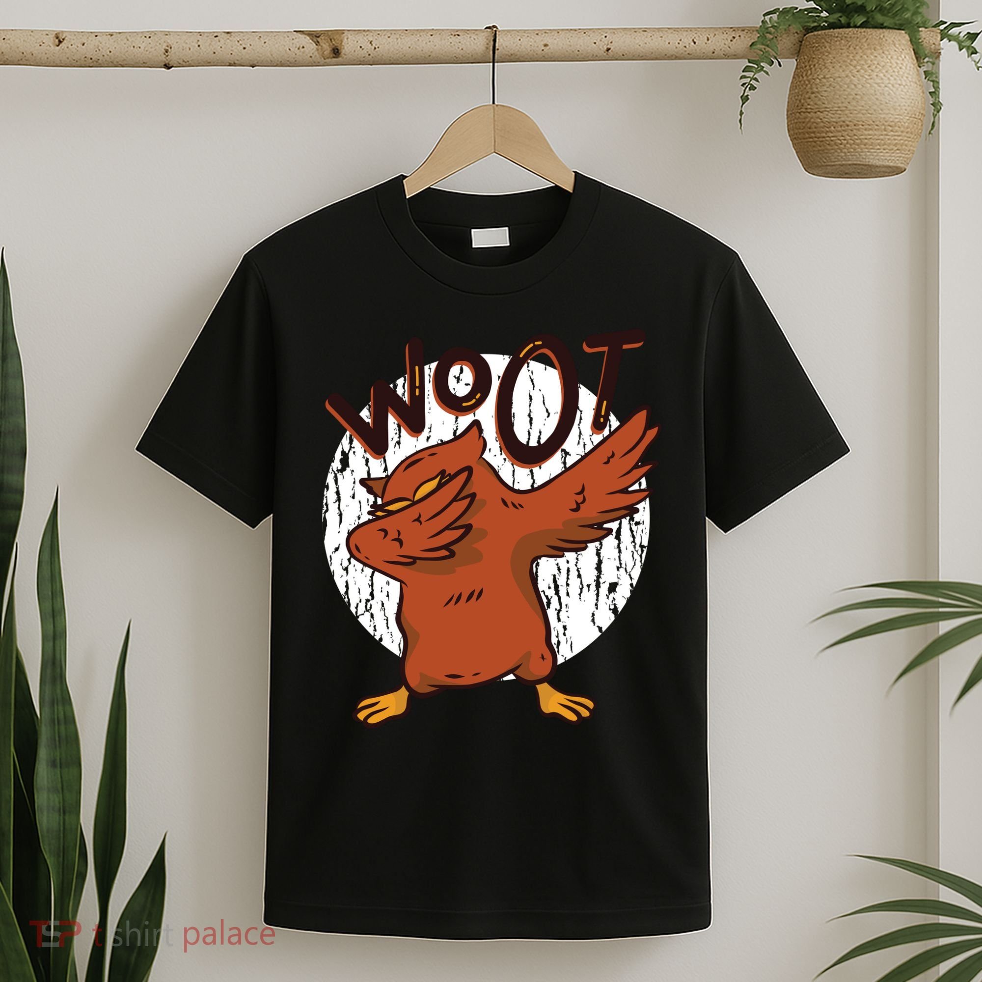 Dabbing Owl Woot T-Shirt