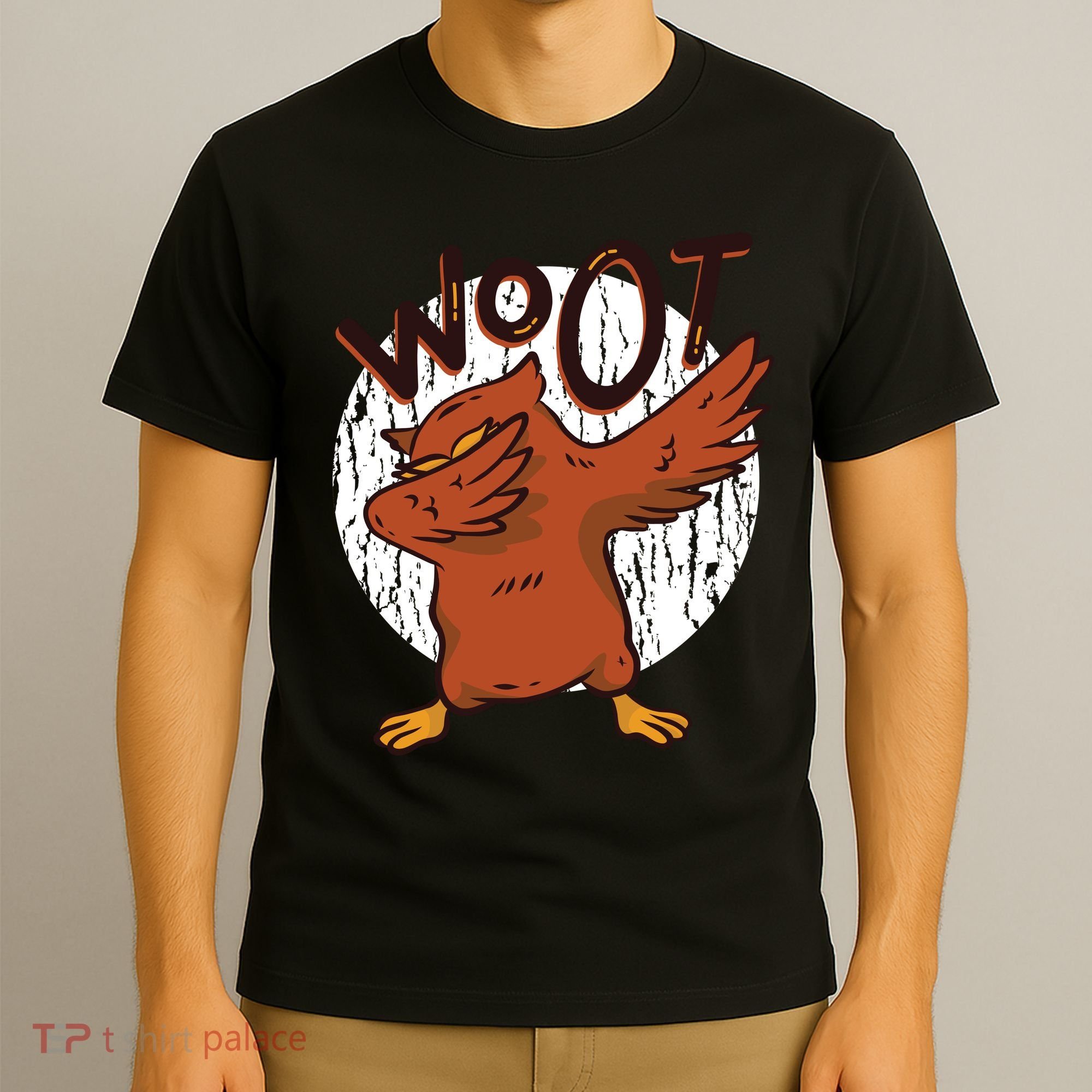 Dabbing Owl Woot T-Shirt