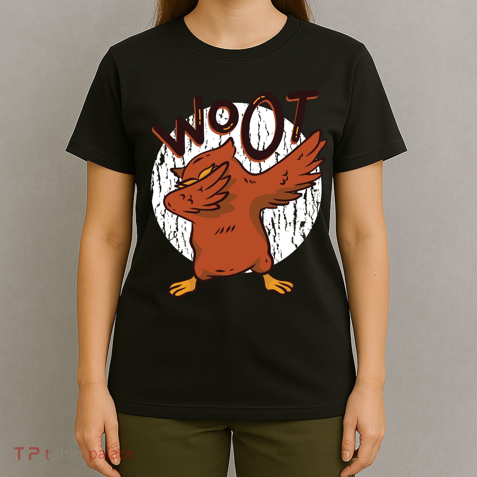 Dabbing Owl Woot T-Shirt