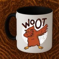 Dabbing Owl Woot Coffee Mug thumb 2