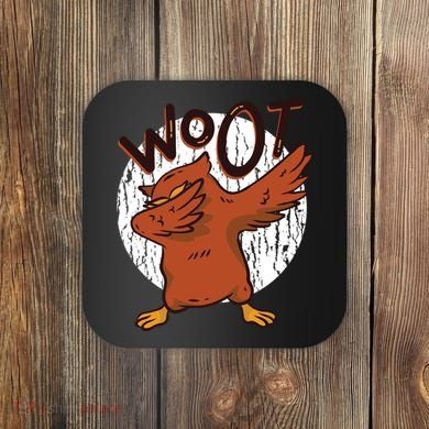 Dabbing Owl Woot Coaster