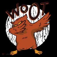 Dabbing Owl Woot Ornament thumb 1