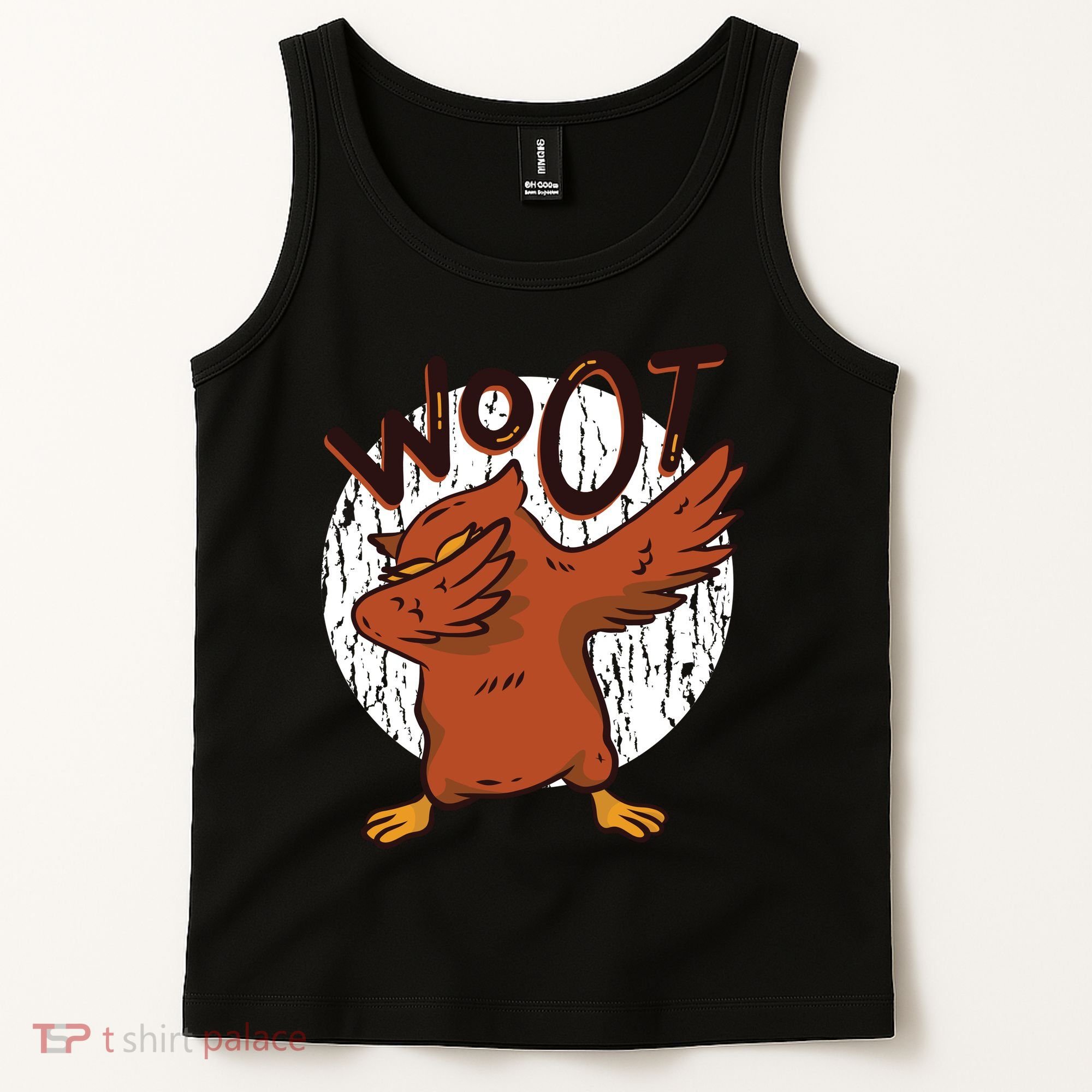 Dabbing Owl Woot Tank Top