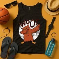Dabbing Owl Woot Tank Top thumb 4