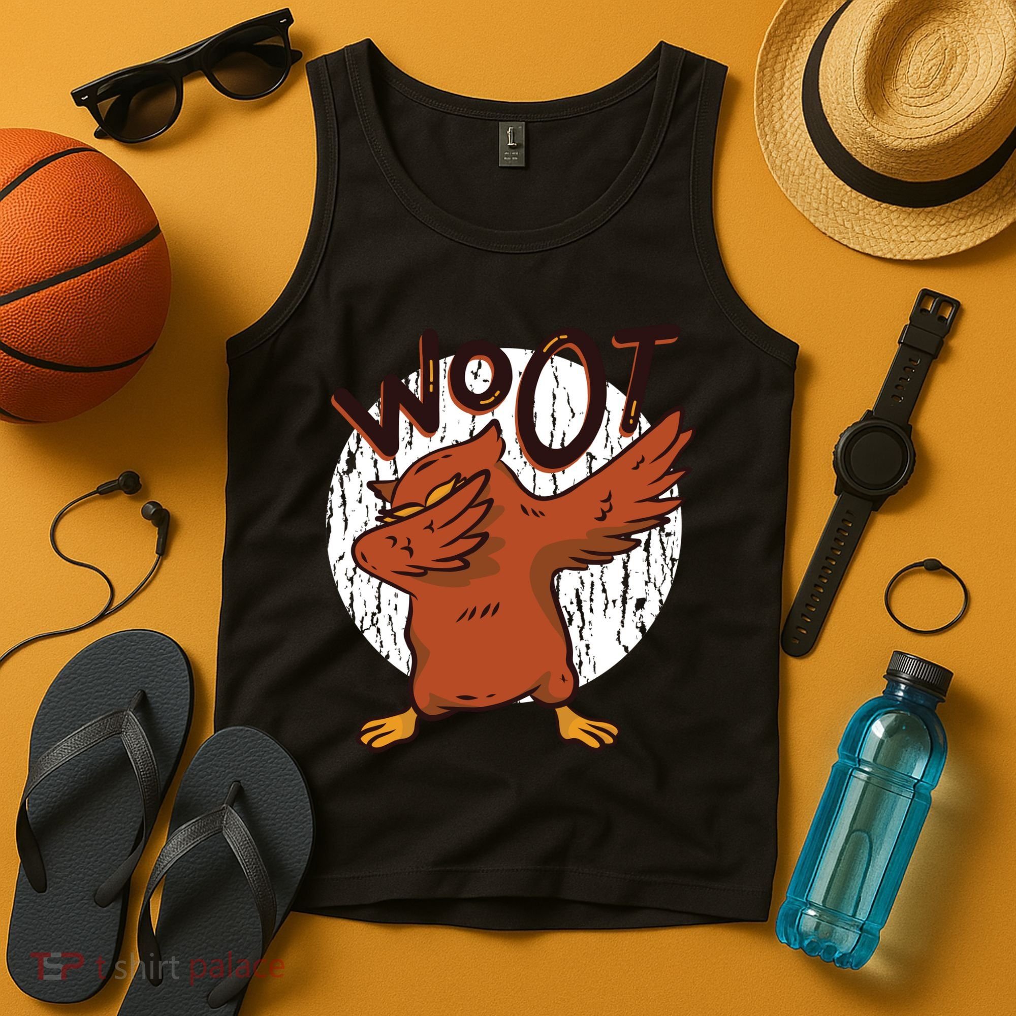 Dabbing Owl Woot Tank Top