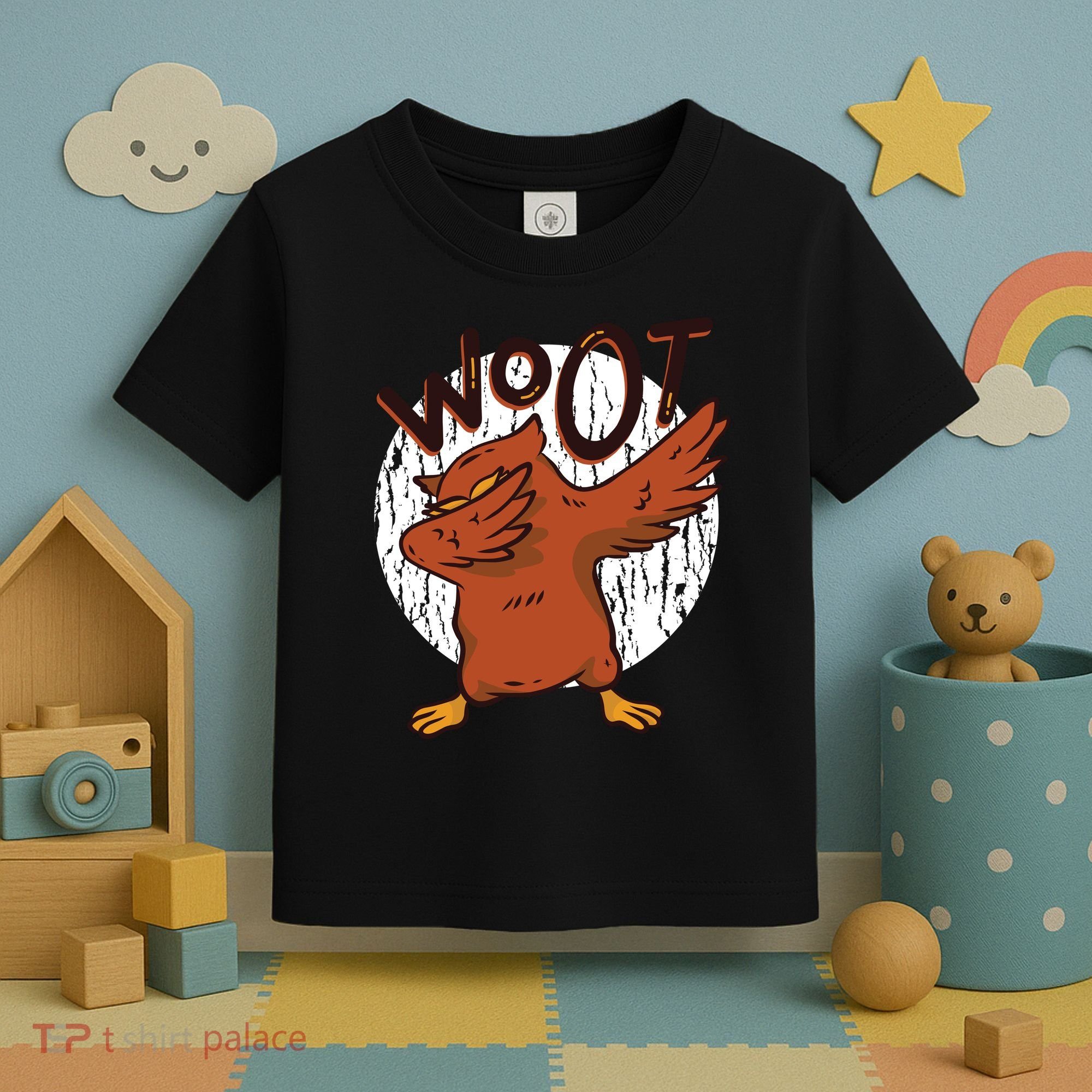 Dabbing Owl Woot Toddler T-Shirt