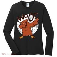 Dabbing Owl Woot Women's Long Sleeve Shirt thumb 0