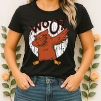 Dabbing Owl Woot Women's T-Shirt thumb 2