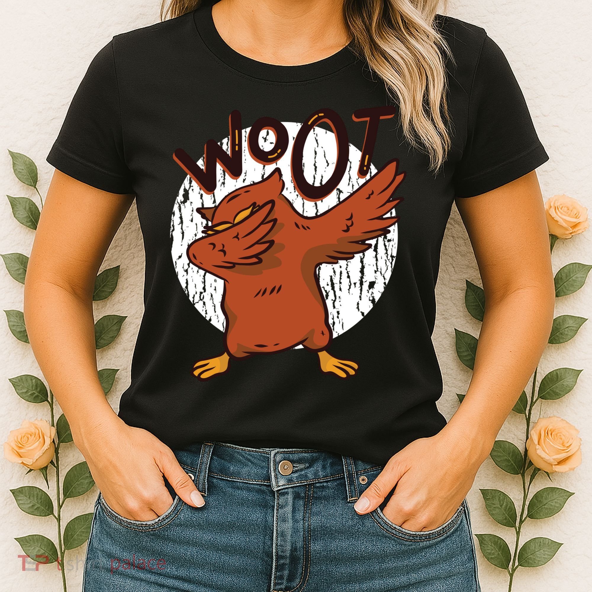 Dabbing Owl Woot Women's T-Shirt