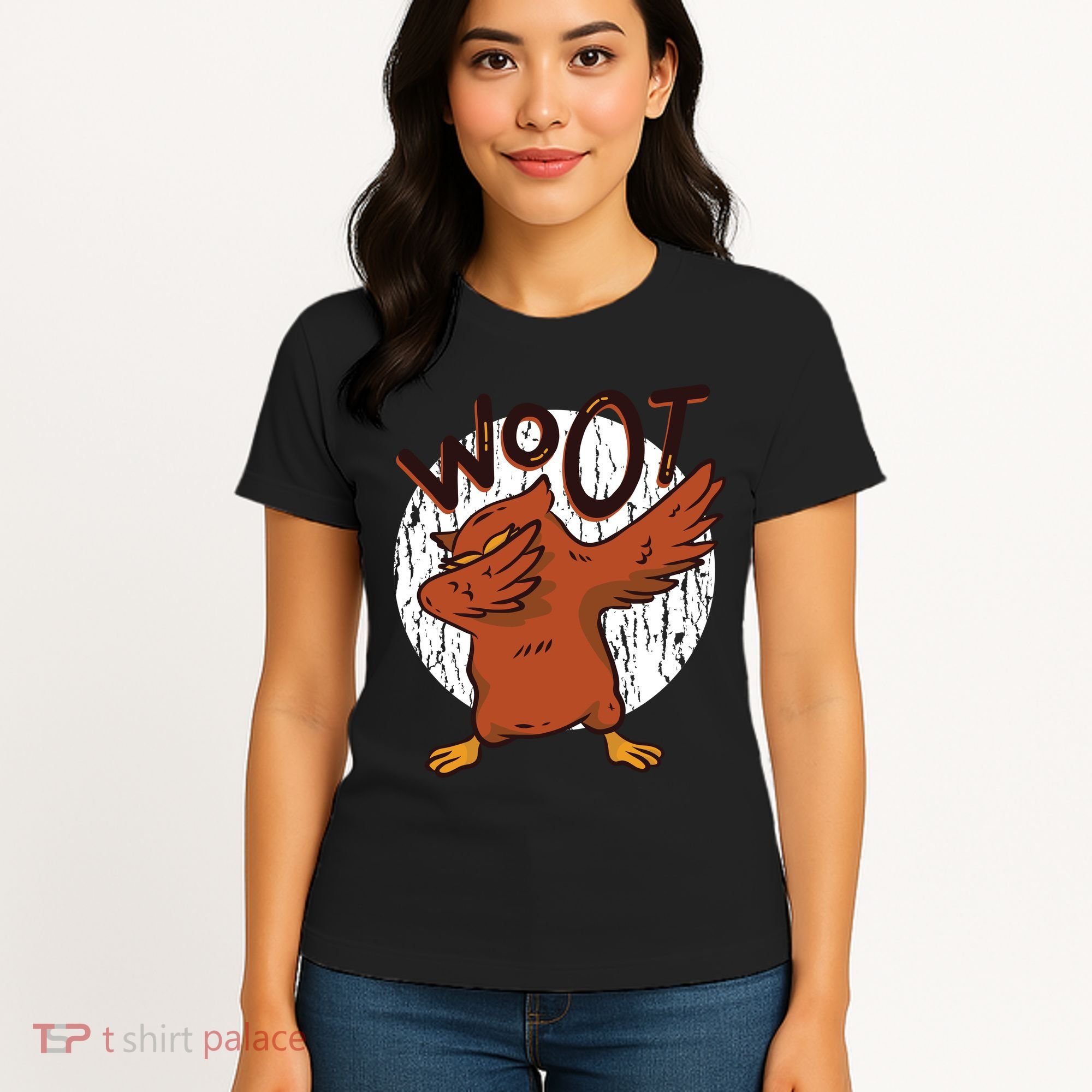 Dabbing Owl Woot Women's T-Shirt