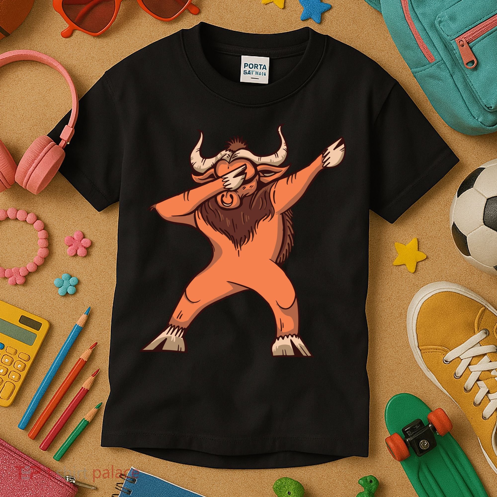Dabbing Ox Kids T-Shirt