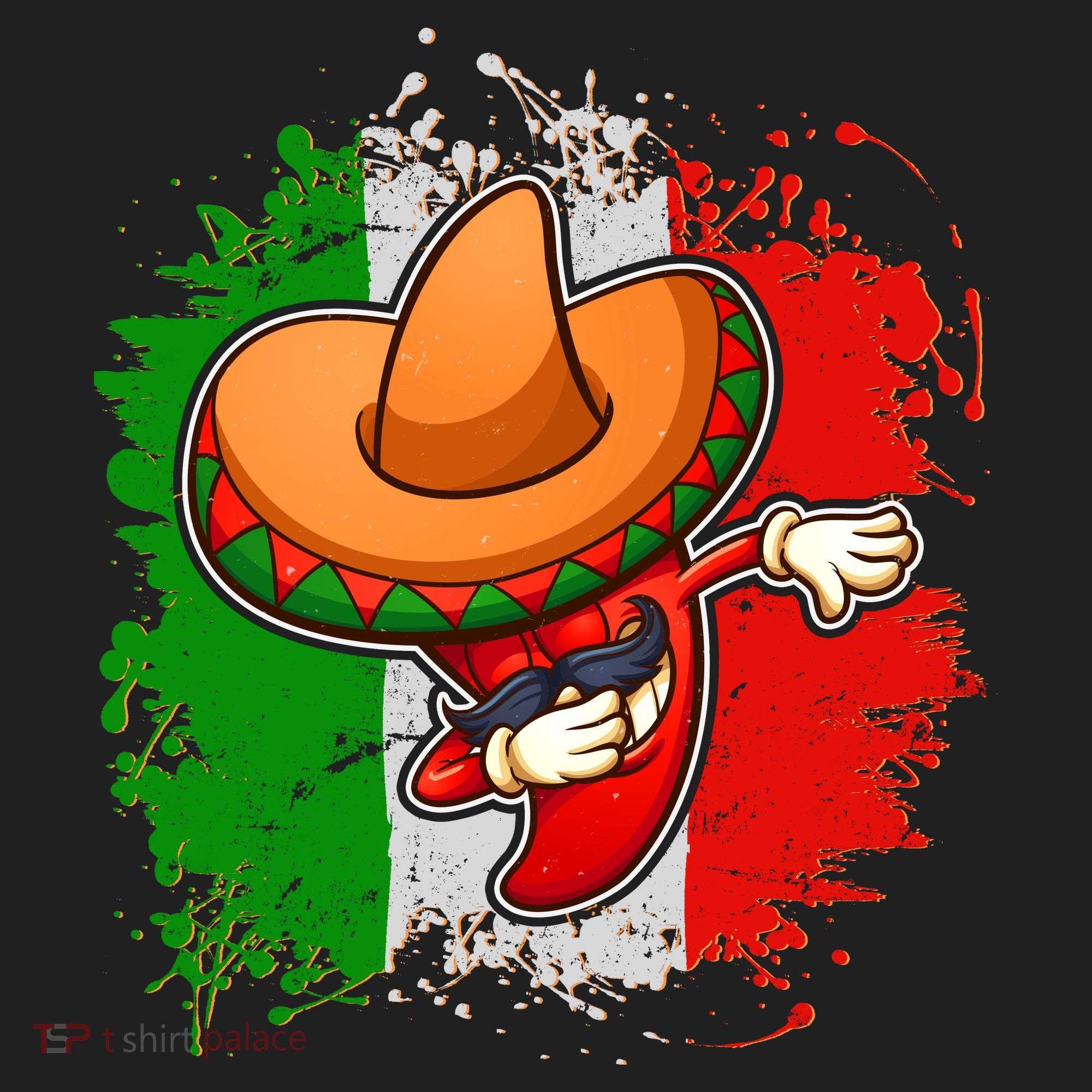 Dabbing Pepper Cinco de Mayo Women's Sweatshirt