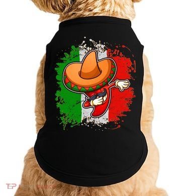 Dabbing Pepper Cinco de Mayo Doggie Tank