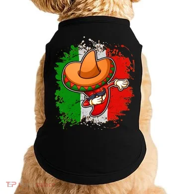 Dabbing Pepper Cinco de Mayo Doggie Tank