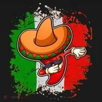 Dabbing Pepper Cinco de Mayo Doggie Tank thumb 4