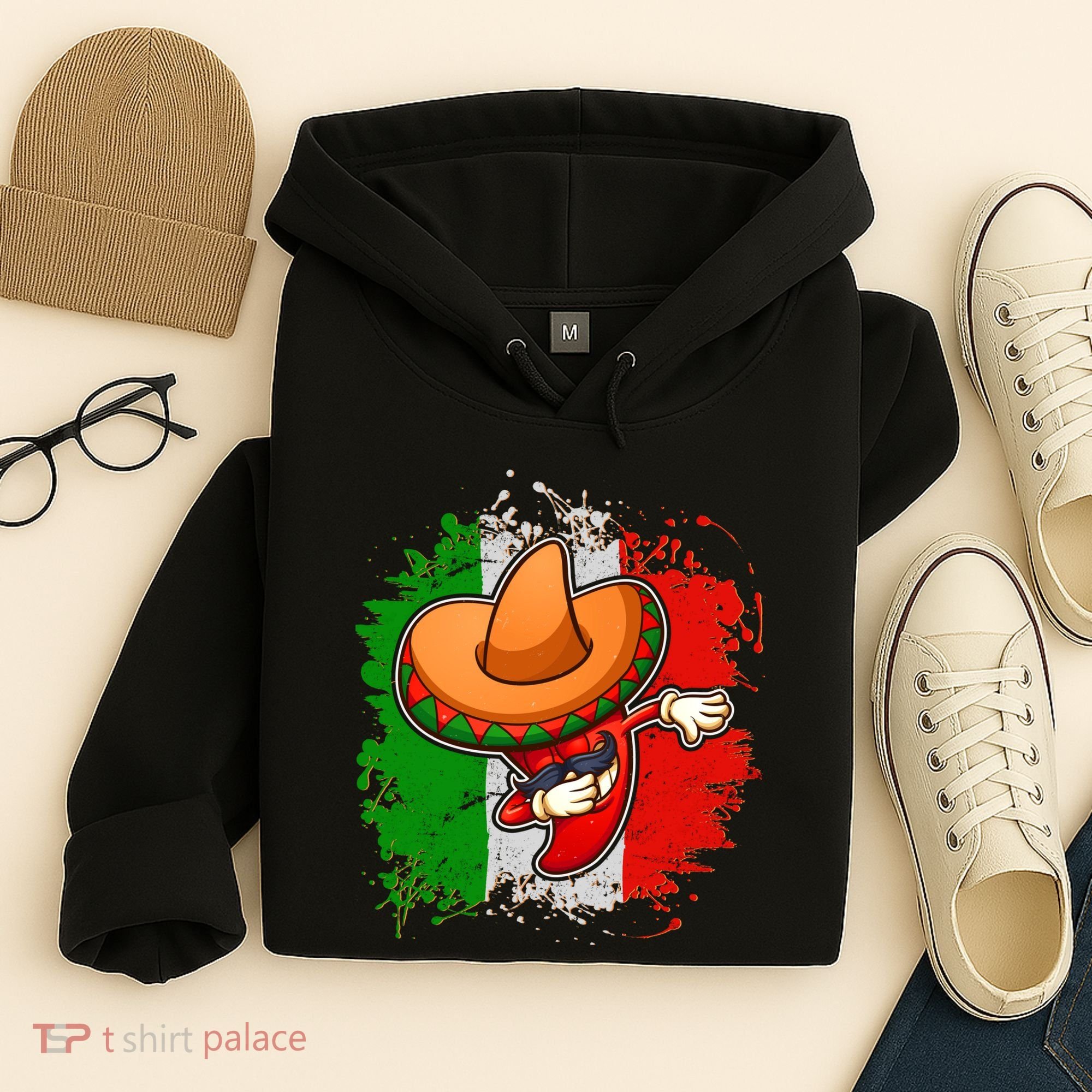 Dabbing Pepper Cinco de Mayo Hoodie