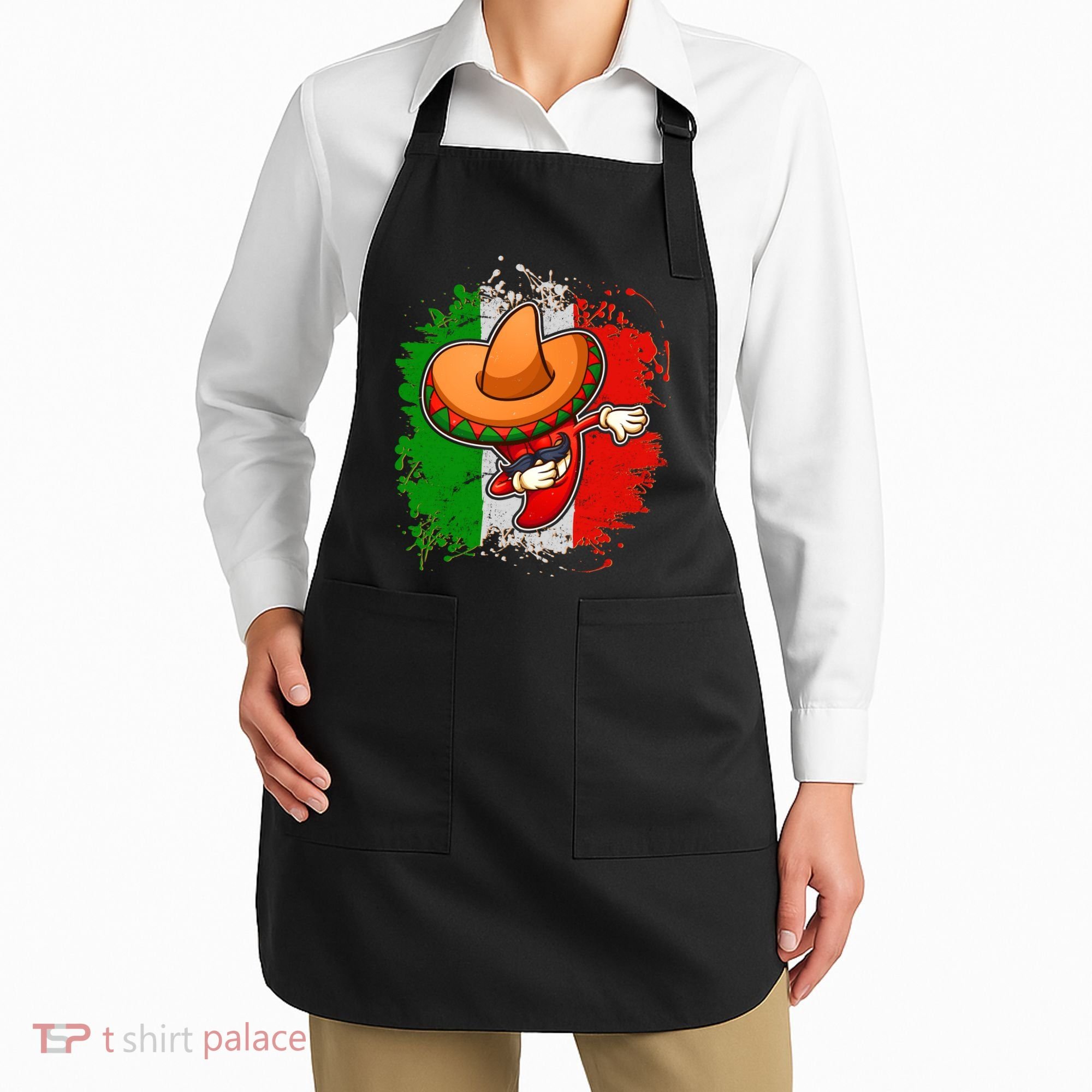 Dabbing Pepper Cinco de Mayo Apron