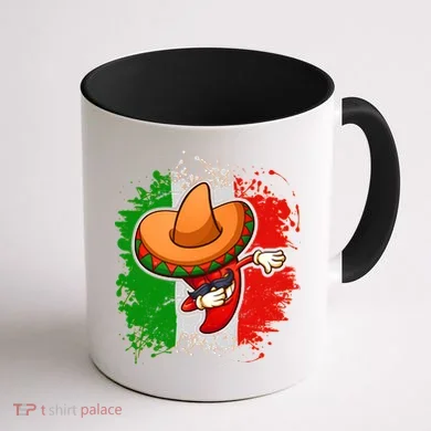 Dabbing Pepper Cinco de Mayo Coffee Mug back