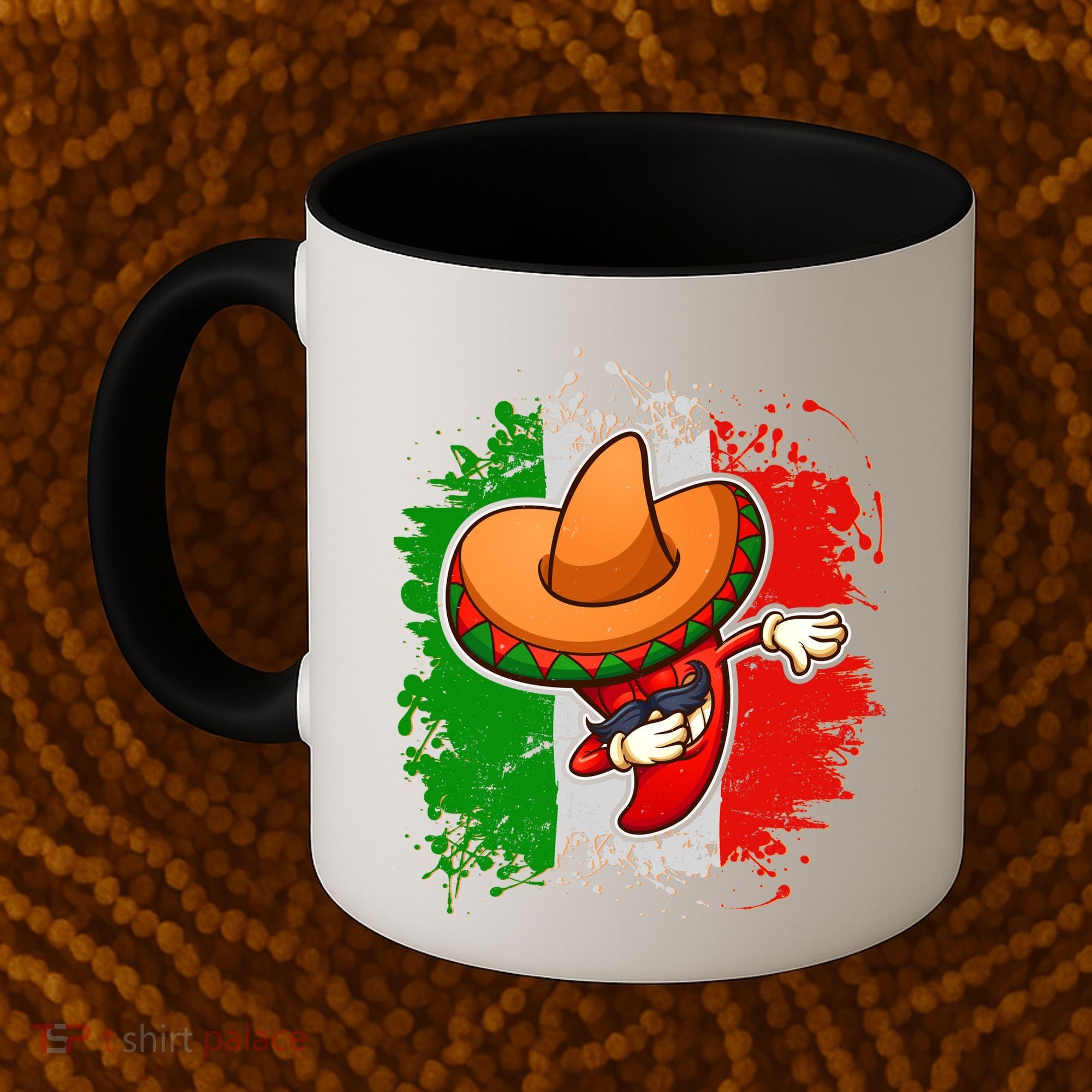 Dabbing Pepper Cinco de Mayo Coffee Mug