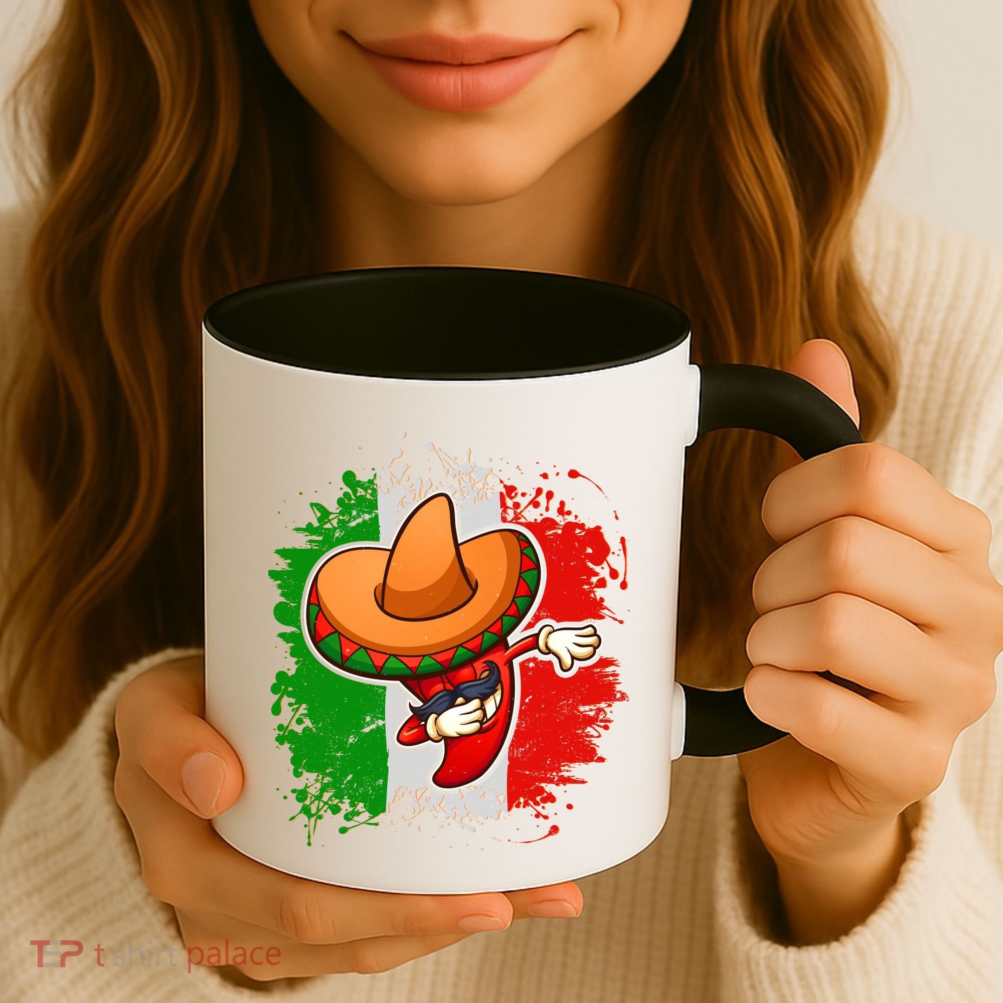 Dabbing Pepper Cinco de Mayo Coffee Mug