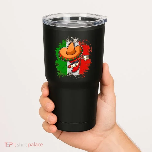 Dabbing Pepper Cinco de Mayo Tumbler