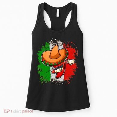 Dabbing Pepper Cinco de Mayo Women's Tank Top