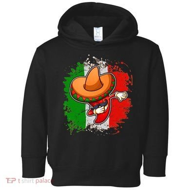 Dabbing Pepper Cinco de Mayo Toddler Hoodie