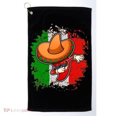 Dabbing Pepper Cinco de Mayo Golf Towel