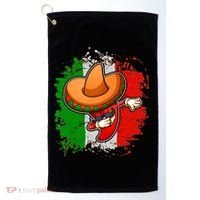 Dabbing Pepper Cinco de Mayo Golf Towel thumb 0