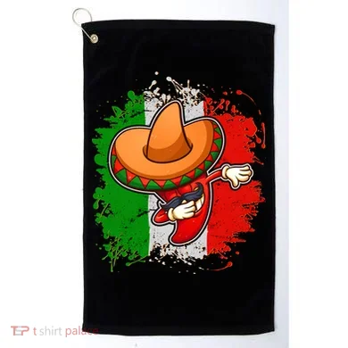 Dabbing Pepper Cinco de Mayo Golf Towel