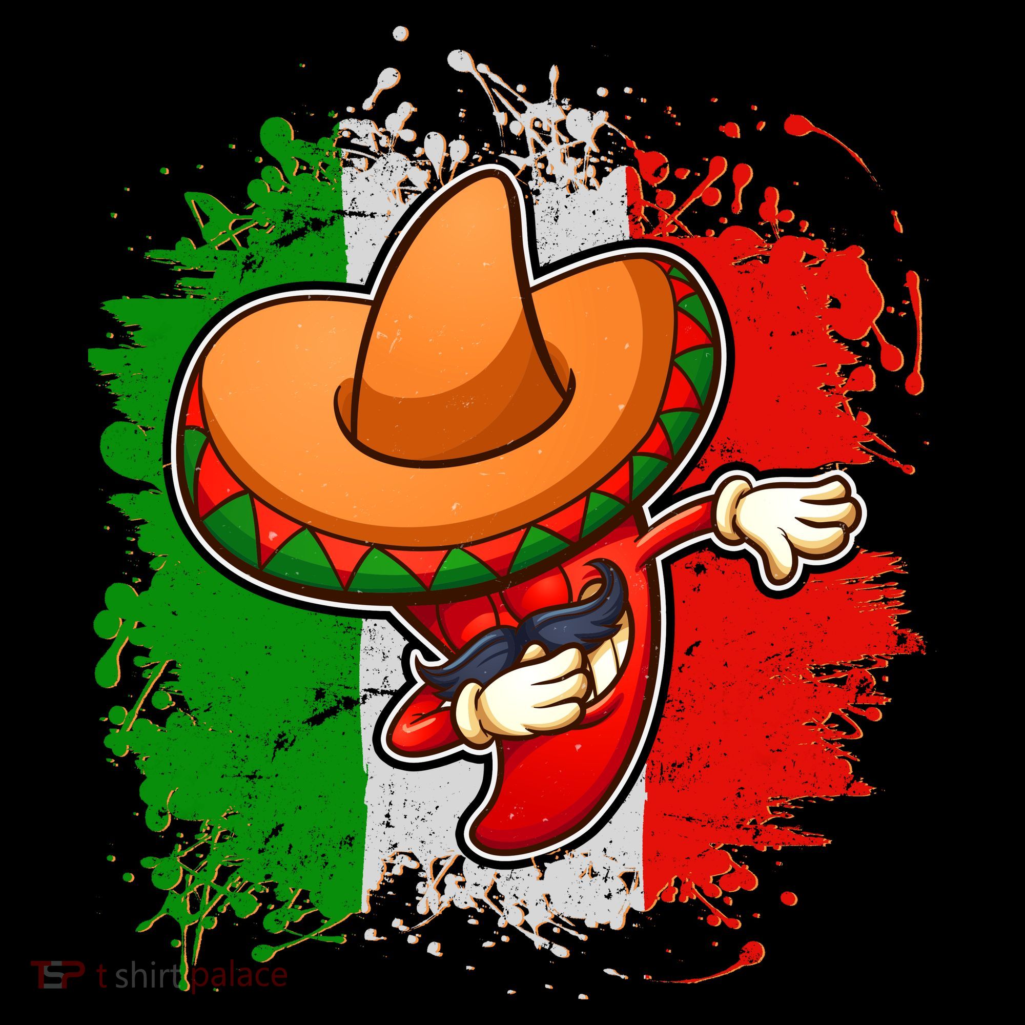 Dabbing Pepper Cinco de Mayo Kids Sweatshirt