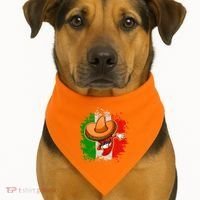 Dabbing Pepper Cinco de Mayo USA-Made Doggie Bandana thumb 1