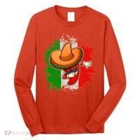 Dabbing Pepper Cinco de Mayo Long Sleeve Shirt thumb 0