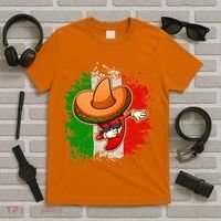 Dabbing Pepper Cinco de Mayo T-Shirt thumb 5