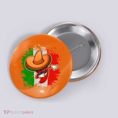 Dabbing Pepper Cinco de Mayo Button